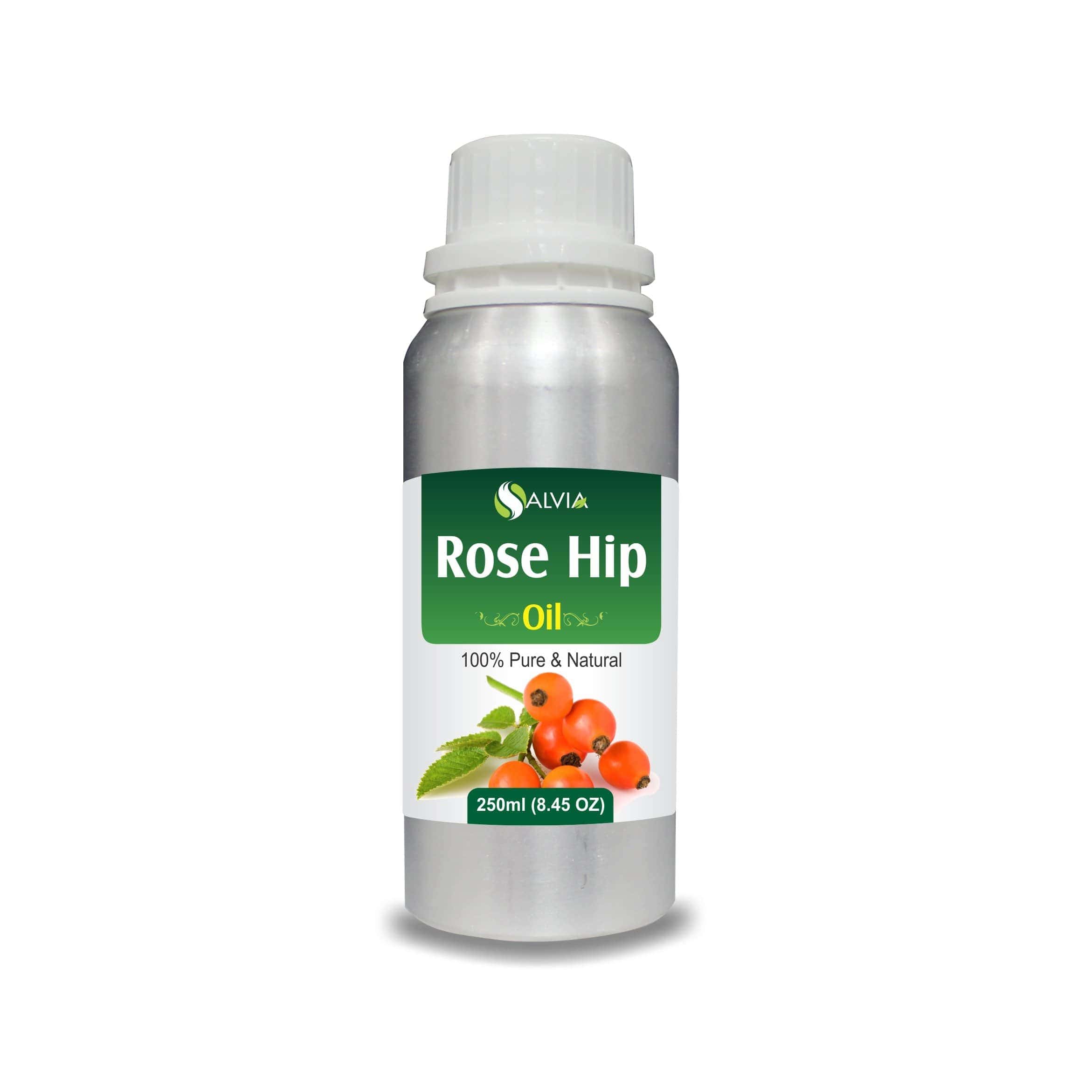 Salvia Natural Carrier Oils 250ml Rosehip Oil (Rosa Moschata) Natural Pure Carrier Oil Improves Skin Flexibility, Improves Skin texture, Diminishes Acne & Stretch Marks Salvia Natural Carrier Oils 250ml Rosehip Oil (Rosa Moschata) Natural Pure Carrier Oil Improves Skin Flexibility, Improves Skin texture, Diminishes Acne & Stretch Marks